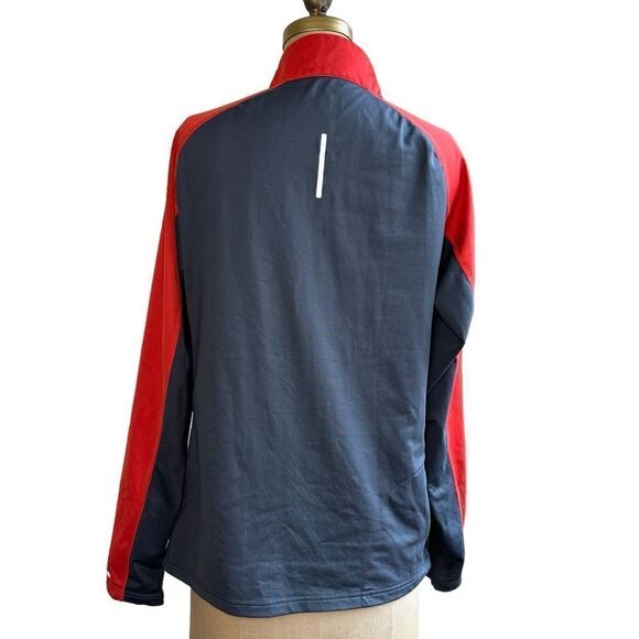 EMS orange gray 1/4 zip tech wick long sleeve pullover size women’s extra large - Picture 3 of 14